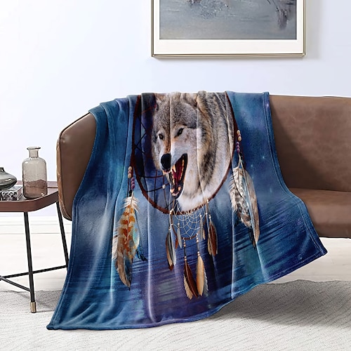 

Fleece Throw Blanket for Couch Sofa Bed, Nature Graphic Fannal Blanket, Cozy Fuzzy Soft Lightweight Throw Blanket