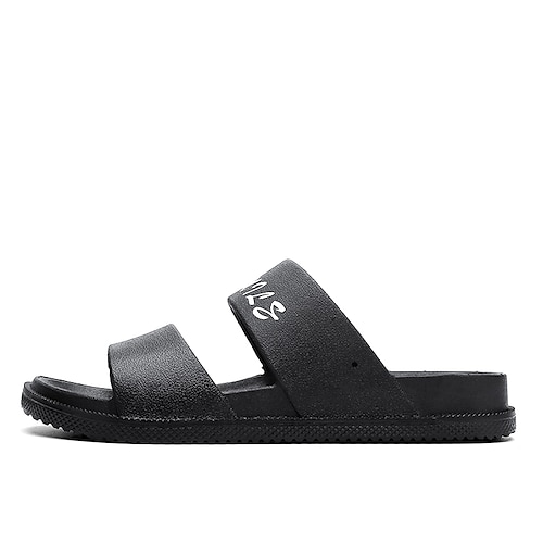 

Per uomo Sandali Mocassini e Slip-Ons Pantofole e infradito Informale Classico Esterno Giornaliero Gomma Nero e Oro Bianco e nero Primavera Estate