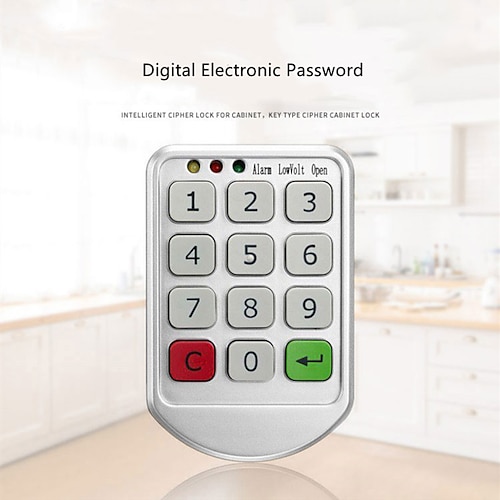 

Intelligente Elektronische Deur Codeslot Digitale Wachtwoord Toetsenbord Nummer Kast Lade Deur Code Lock Opbergkast Security Lock