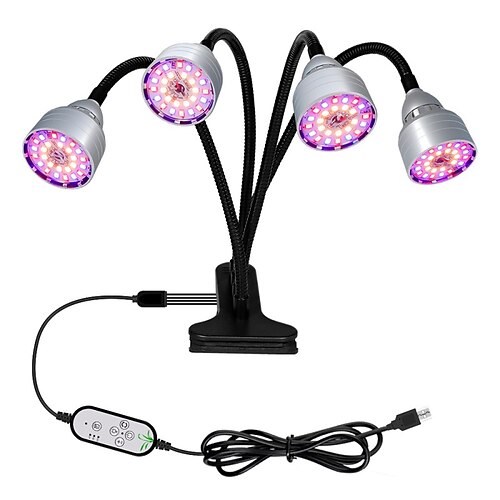 

Plant Growth Light LED Full Spectrum USB Power Supply With Table Clip Succulent Fill light Indoor Cultivation Plant Lighting Remote Control Timing Plant Seedling Flower Home Tent