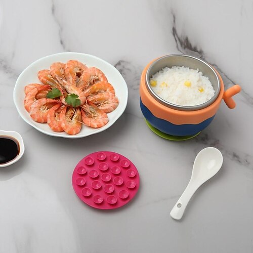 

Double Sided Suction Cup Pads Children's Insulation Pads Baby Placemats Table Pads Bowl Pads Coasters Tableware Pads Pot Pads