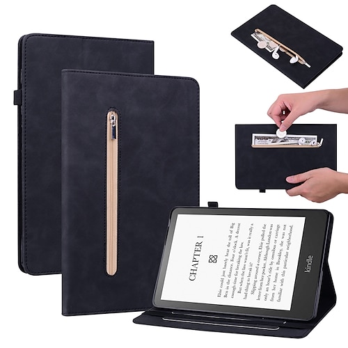 

Tablet Case Cover For Amazon Kindle Fire HD 10 / Plus 2021 Fire HD 8 / Plus 2020 Fire HD 10 2019/2017 Fire HD 8 (2017) Paperwhite 6.8'' 11th Card Holder with Stand Flip Solid Colored TPU PU Leather