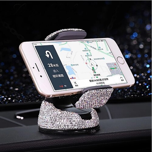 

StarFire Cell Phone Holder Stand Mount Slip Resistant Angle Adjustable Cradle Car Phone Holder for Car Compatible with All Mobile Phone Phone Accessory