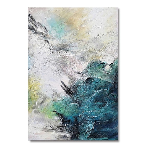 

Mintura Handmade Oil Painting On Canvas Wall Art Decoration Modern Abstract Picture For Home Decor Rolled Frameless Unstretched Painting