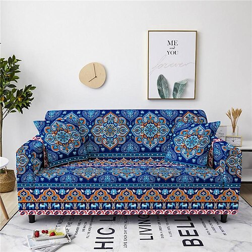 

Stretch Sofa Cover Slipcover Elastic Sectional Couch Armchair Loveseat 4 Or 3 Seater L Shape Soft Durable Washable