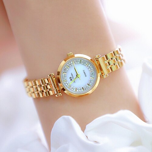 

Quartz Watch for Women Analog Quartz Stylish Glitter Luxury Fashion Creative Stainless Steel Stainless Steel Creative / One Year