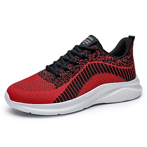 

Men's Loafers Slip-Ons Comfort Shoes Casual Daily Outdoor Walking Shoes Mesh PU Black Gray Red Spring Summer