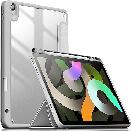 

Tablet Case Cover For Apple iPad Air 5th iPad 10.2'' 9th 8th 7th iPad Pro 11'' 3rd Pencil Holder with Stand Flip Solid Colored TPU Acrylic Silica Gel