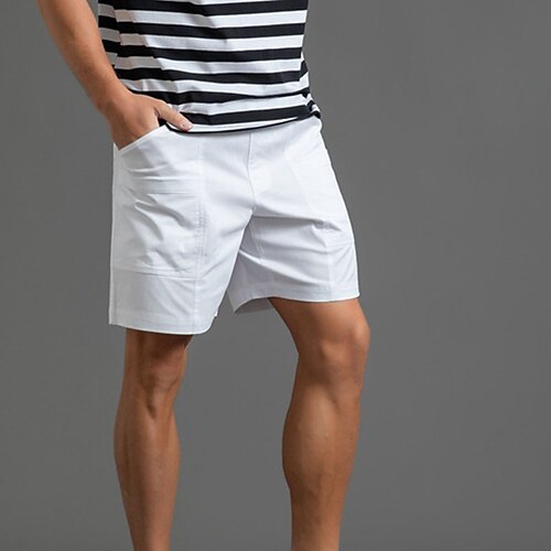 

Men's Classic Style Fashion Shorts Cargo Shorts Pocket Short Pants Sports Outdoor Casual Solid Color Comfort Breathable Mid Waist Grass Green White Black Khaki M L XL XXL 3XL