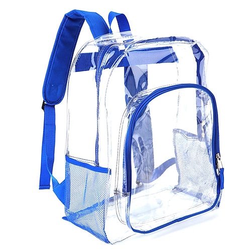 

Heavy Duty Transparent Clear Backpack See Through Backpacks for SchoolSportsWorkStadiumSecurity TravelCollege