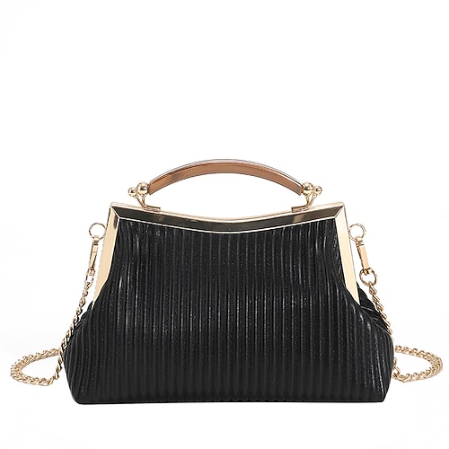 

Women's Sling Bags Shoulder Bag Handbag PU Leather Buttons Zipper Solid Color Daily Outdoor Green White Black Blue