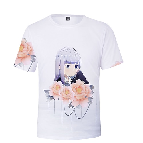 

Inspired by Aharen-san wa Hakarenai Aharen Reina Cosplay Costume T-shirt 100% Polyester Pattern Harajuku Graphic Kawaii T-shirt For Men's / Women's / Couple's