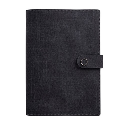 

Lined Journal Notebook Lined A5 5.8×8.3 Inch Solid Color PU SoftCover with Lock Button 160 Pages Notebook for School Office Business