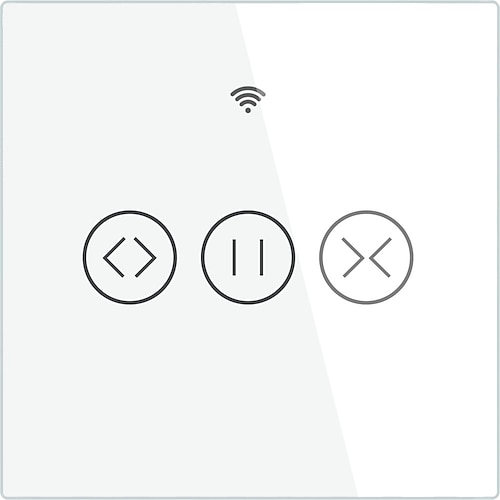 

Smart Switch Wrs-eu1-wh/WiFi Tuya Smart Switch 1 Gang Touch Switch For Daily / Living Room / Bedroom APP Control / Timing Function / Smart WIFI 90-250V