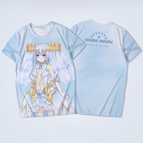 

Inspired by Date A Live Tohka Yatogami Tokisaki Kurumi T-shirt Cartoon 100% Polyester Anime Harajuku Graphic Kawaii T-shirt For Men's / Women's / Couple's