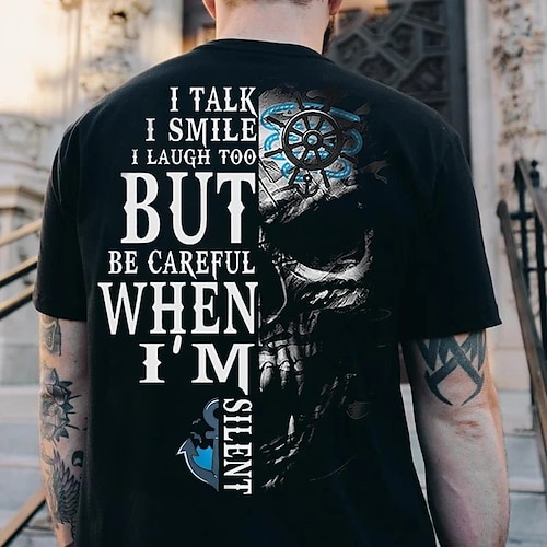 

Men's T shirt 3D Print Graphic Letter Crew Neck Street Casual Print Short Sleeve Tops Basic Fashion Classic Comfortable Black