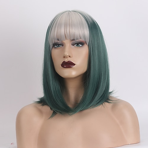 

Short Wavy Wigs for Women Synthetic Heat Resistant Fiber Hair Wigs