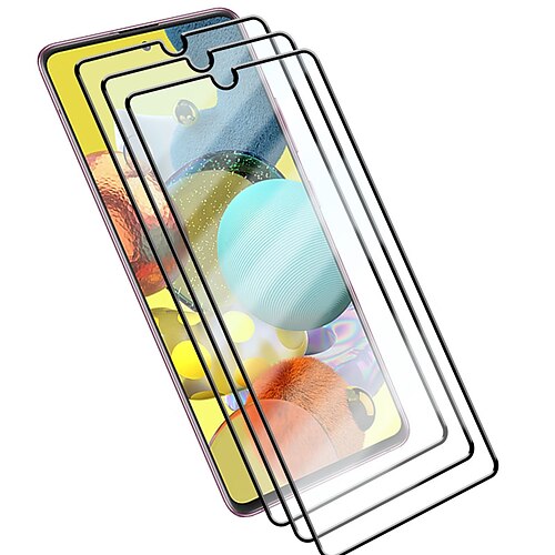 

3pcs Full Cover Glass Screen Protector For Samsung Galaxy A51 A71 A12 A21 A31 A41 A11 A50 A70 A40 A30 A20 A10 Glass