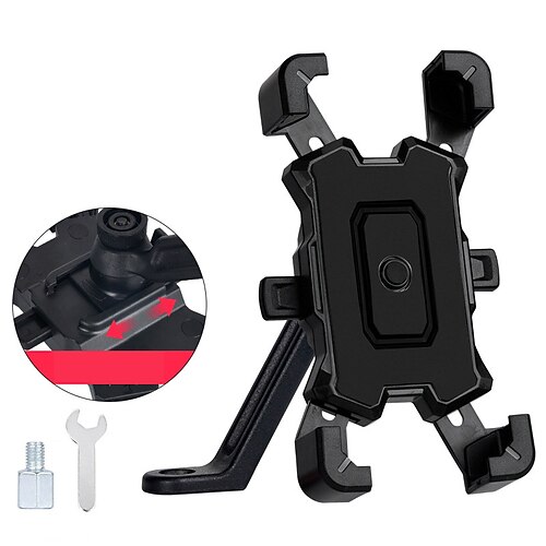 

Bike Phone Holder Universal Motorcycle Bicycle Phone Holder Handlebar Stand Mount Bracket Mount Phone Holder For iPhone 13 12 11