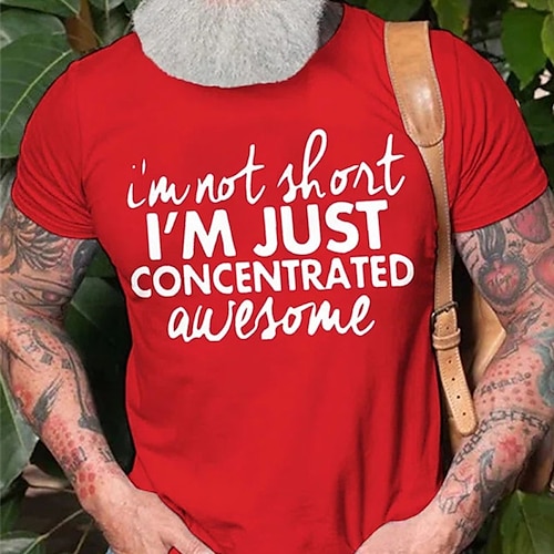 

Men's T shirt Hot Stamping Graphic Letter Crew Neck Street Casual Print Short Sleeve Tops Basic Fashion Classic Comfortable Green White Black