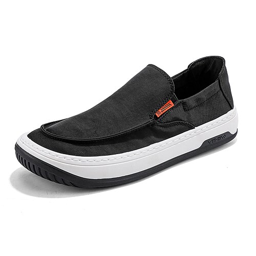 

Men's Loafers Slip-Ons Casual Daily Elastic Fabric Green Black Gray Summer