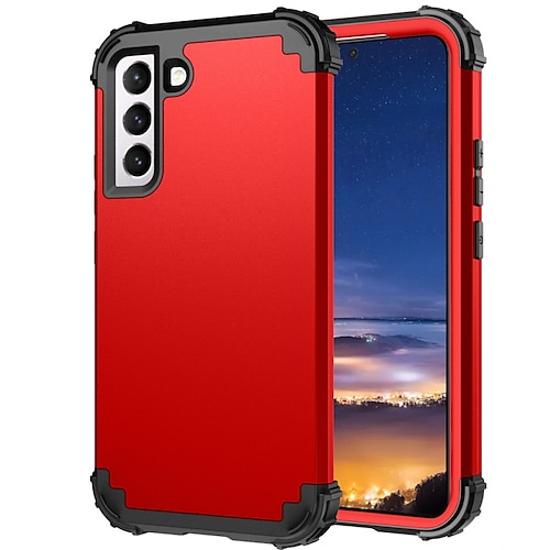 

Phone Case For Samsung Galaxy Back Cover S22 Ultra Plus S21 FE S20 A72 A52 A42 Note 20 Ultra S10 S10 Plus S10 Lite Note 10 Note 10 Plus A71 A21s Bumper Frame Four Corners Drop Resistance Shockproof