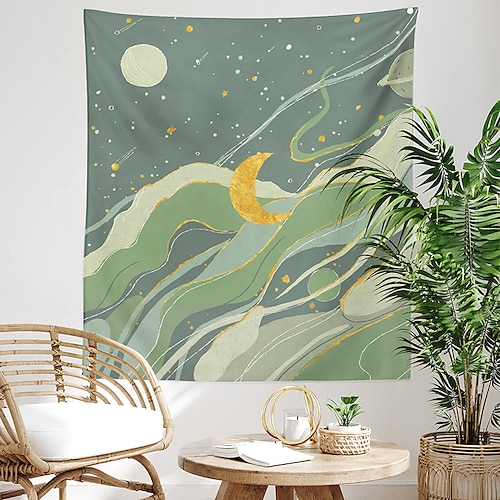 

Colored rock mountain peak painting tapestry print 1pc
