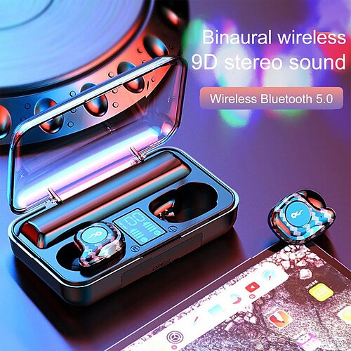 

M20 True Wireless Headphones TWS Earbuds Bluetooth5.0 Stereo with Charging Box Built-in Mic for Apple Samsung Huawei Xiaomi MI Yoga Everyday Use Traveling Mobile Phone