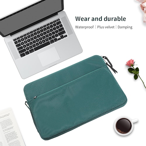 

Laptop Sleeves 12"" 13"" 15 Inch inch Compatible with Macbook Air Pro, HP, Dell, Lenovo, Asus, Acer, Chromebook Notebook Waterpoof Shock Proof Polyester Solid Color for Travel Colleages & Schools