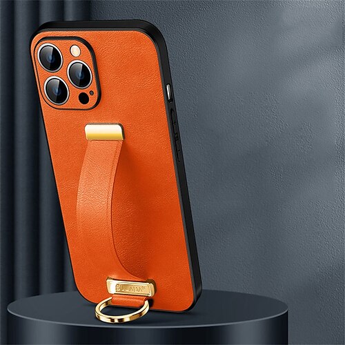 

Phone Case For Apple Classic Series iPhone 13 Pro Max iPhone 13 iPhone 13 Pro iPhone 12 iPhone 12 Pro Max iPhone 12 Pro Bumper Frame with Stand Dustproof Solid Colored TPU PU Leather