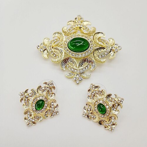 

Edwardian Rococo Baroque Victorian 18th Century Brooch Pins Earrings Women's Costume Earrings Brooches Vintage Cosplay Party / Evening Earrings Masquerade