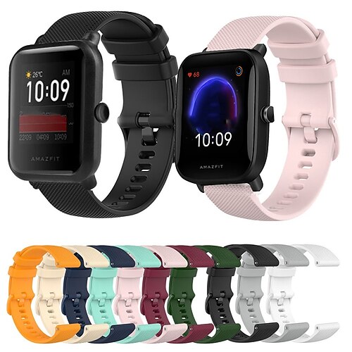 

1 pcs Smart Watch Band Compatible with Amazfit Huami Amazfit Stratos 2 Amazfit Pace Amazfit Stratos Smartwatch Strap Waterproof Breathable Sweatproof Sport Band Replacement Wristband