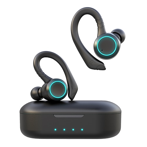 

BE 1033 True Wireless Headphones TWS Earbuds Ear Hook Bluetooth5.0 Stereo with Charging Box Waterproof IPX7 for Apple Samsung Huawei Xiaomi MI Yoga Everyday Use Traveling Mobile Phone Travel