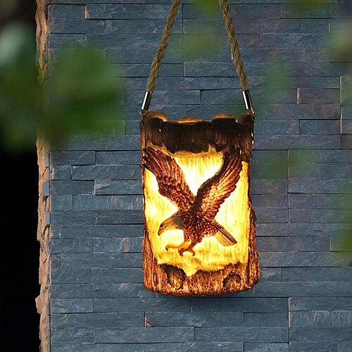 

Outdoor Solar Garden Lights LED Eagle Stake Light Hanging Night Light IP65 Waterproof Courtyard Lighting for Patio Villa Path Landscape Decoration Street Light