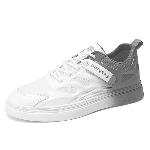 

Per uomo Scarpe da ginnastica Scarpe comfort scarpe da skate Informale Sportivo Footing PU Bianco/blu Bianco e verde Grigio Primavera