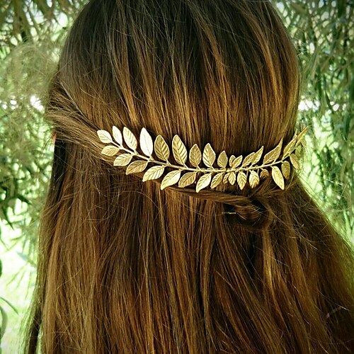 

Hair Combs Flowers Headdress Alloy Wedding Special Occasion Wedding With Metal Headpiece Headwear