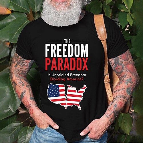 

Men's T shirt Hot Stamping Graphic National Flag Crew Neck Casual Daily Print Short Sleeve Tops Fashion Vintage Designer Big and Tall Black Gray Navy Blue