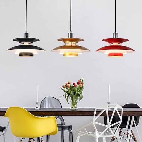 

30 cm Nordic Style Pendant Light LED Metal Artistic Style Restaurant Chandelier Modern Bedroom Bar Dining Room Table