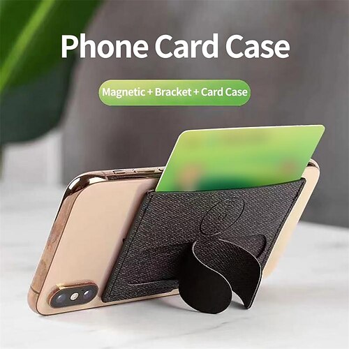

Magnetic Adhesive Back Sticker For iPhone 13 12 11 Pro Max XR Wallet Card Phone Holder For Samsung S21 S22