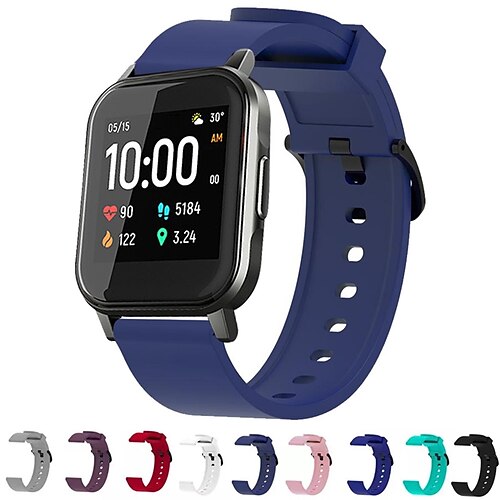 

1 pcs Smart Watch Band Compatible with Amazfit Amazfit GTR 42mm Amazfit Bip Amazfit Bip Lite Smartwatch Strap Waterproof Breathable Sweatproof Sport Band Replacement Wristband