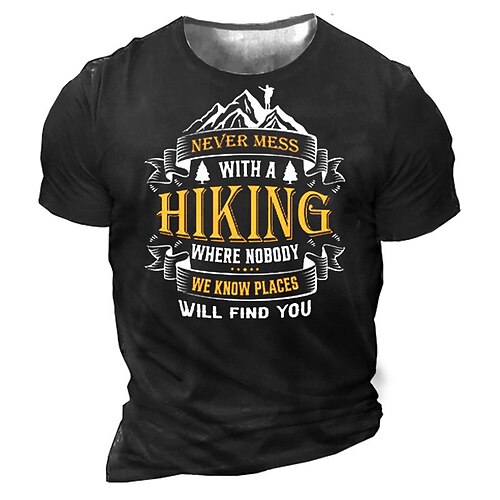 

Men's Unisex T shirt 3D Print Graphic Prints Letter Crew Neck Street Daily Print Short Sleeve Tops Casual Designer Big and Tall Sports Black Army Green Dark Gray