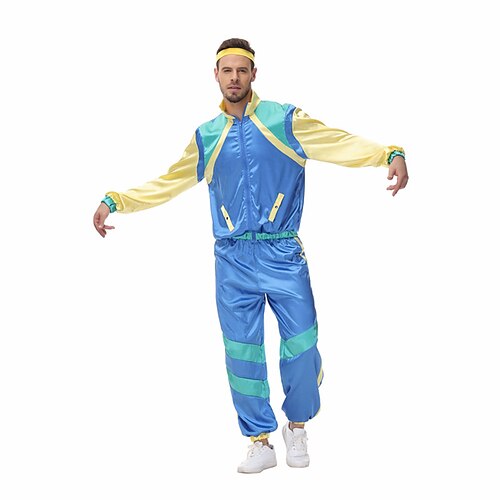 

Disco Disco Party Costume Men's Costume Vintage Cosplay Club Long Sleeve Costume Halloween