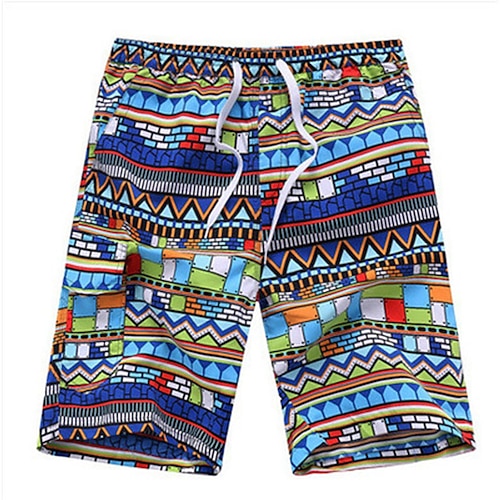 

Men's Swim Trunks Swim Shorts Quick Dry Lightweight Board Shorts Bathing Suit with Pockets Drawstring Swimming Surfing Beach Water Sports Printed Summer