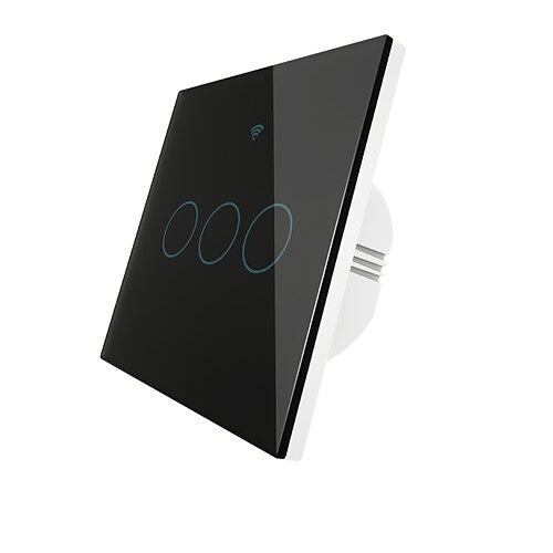 

Smart Switch Wrs-eu1-wh/WiFi Tuya Smart Switch 1 Gang Touch Switch For Daily / Living Room / Bedroom APP Control / Timing Function / Smart WIFI 90-250 V