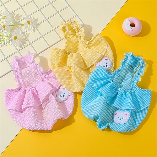 

Pet Clothes Kitten British Short Blue Cat Garfield Puppet Cat Summer Breathable Thin Section Dog Cat Princess Skirt