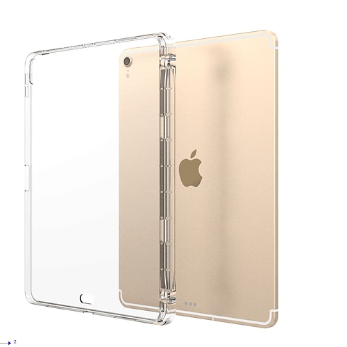 

Tablet Case Cover For Apple iPad Air 5th iPad 10.2'' 9th 8th 7th iPad Air 5th 4th iPad Air 2nd iPad mini 6th 5th 4th iPad Pro 11'' 3rd Pencil Holder Transparent Solid Colored TPU