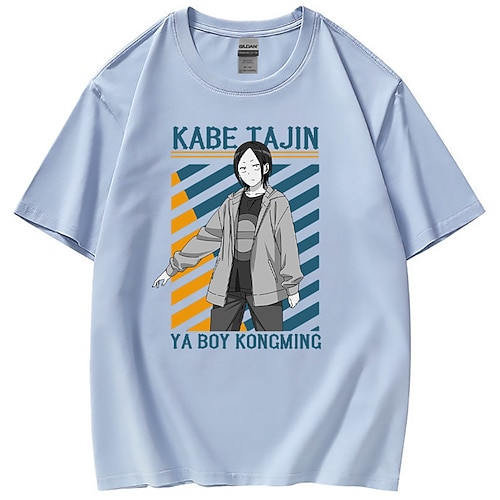 

Inspired by Ya Boy Kongming! Tsukimi Eiko Zhuge Kongming T-shirt Anime 100% Polyester Anime Harajuku Graphic Kawaii T-shirt For Men's / Women's / Couple's