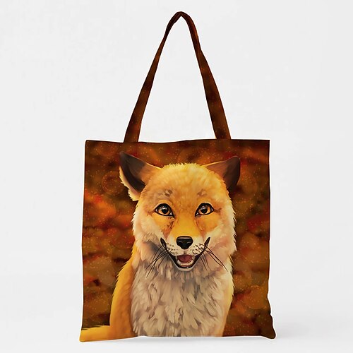 

Unisex Tote 3D Print Oxford Cloth Print 3D Daily Going out Black