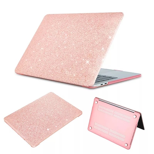 

MacBook Case Glitter Shine Plastic / Silicone for A2179 MacBook New Air 132020 / A1286 MacBook pro 15'' / A1398 Mac pro 15'' with Retina display