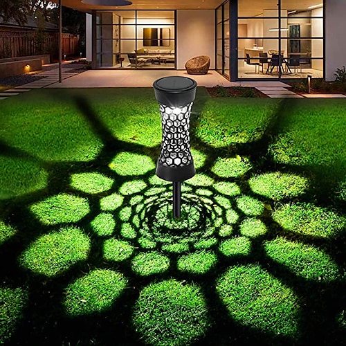 

1/4Pcs Outdoor Garden Lawn Light Solar LED Projection Light Villa Courtyard Pathway Park Landscape Decoration Lamp
